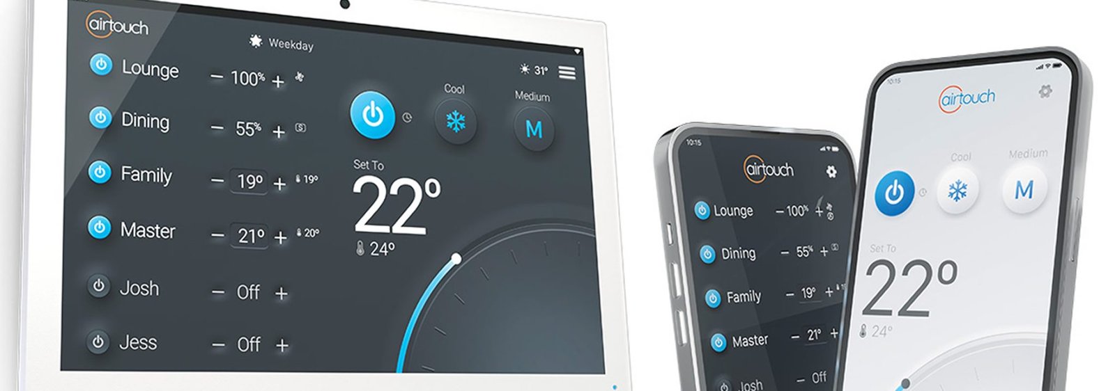 AirTouch 5 Console & Mobile App Controller