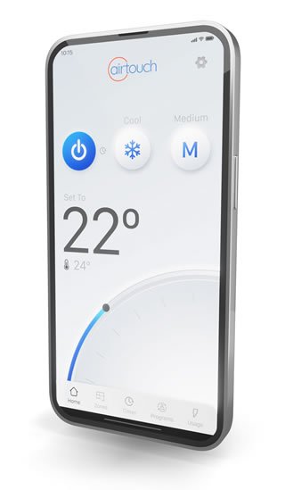 AirTouch 5 Smartphone App Interface